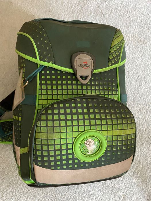 Mochila escolar alemã de rapaz: Der Die Das