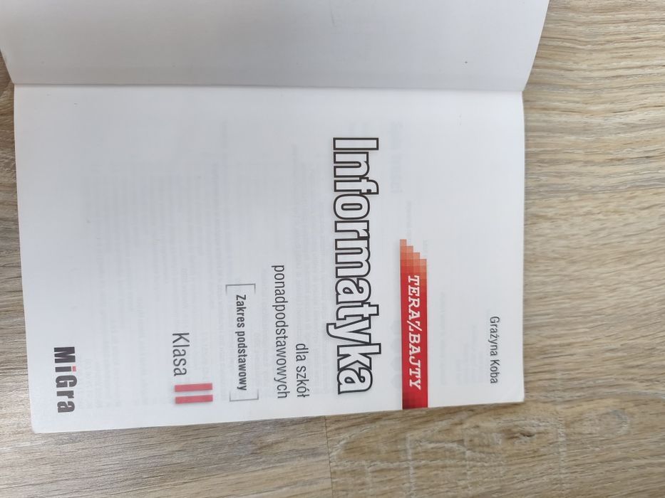 Informatyka podręcznik klasa II MiGra