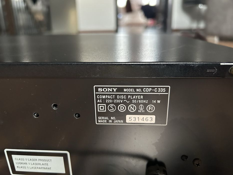 Sony CDP-C335 – odtwarzacz CD  5 płytowy – made in Japan