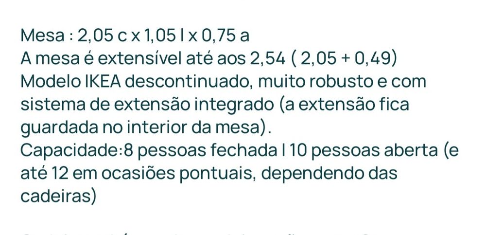 Vendo esta mesa extensível