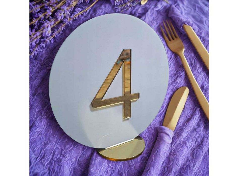 Numery na stoły Numerki Stolików Na Wesele Ślub Chrzest