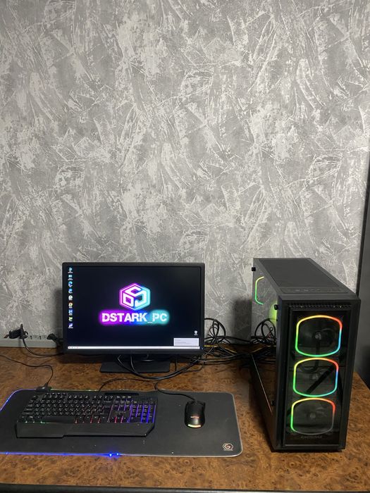Игровой компьютер i5 9400F 16ГБ ОЗУ SSD m2  256ГБ HDD 1ТБ RX580/8ГБ