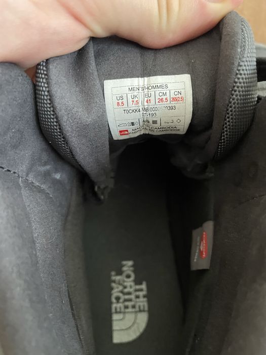 Черевики ботінки The north face