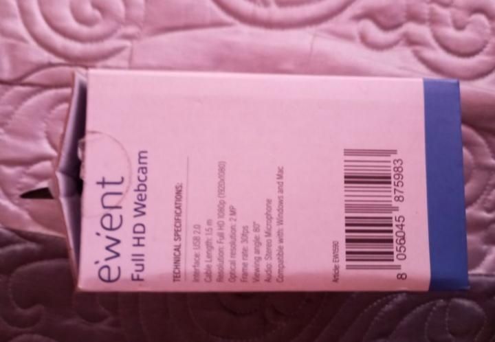 Webcam Ewent Full HD 1080p - Nova