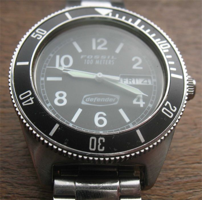 Relógio Vintage estilo Diver - Fossil - Defender - DE-1544