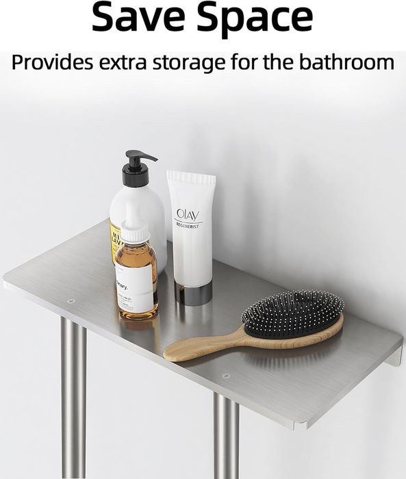 Wieszak na ręczniki, ścienny, duży do łazienki, 76 cm