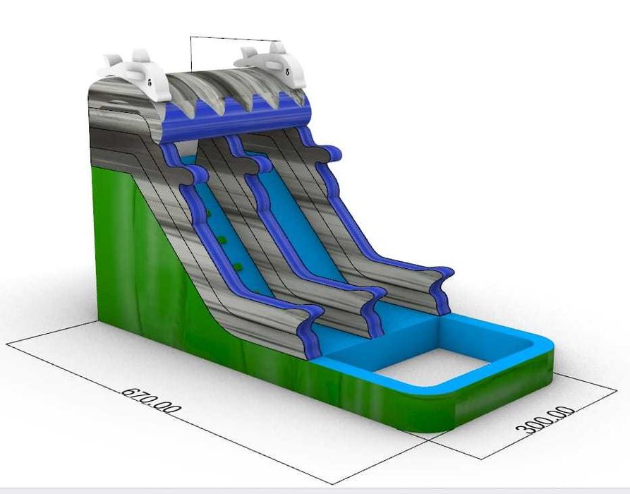 Insuflável Golfinho Slide (novo)