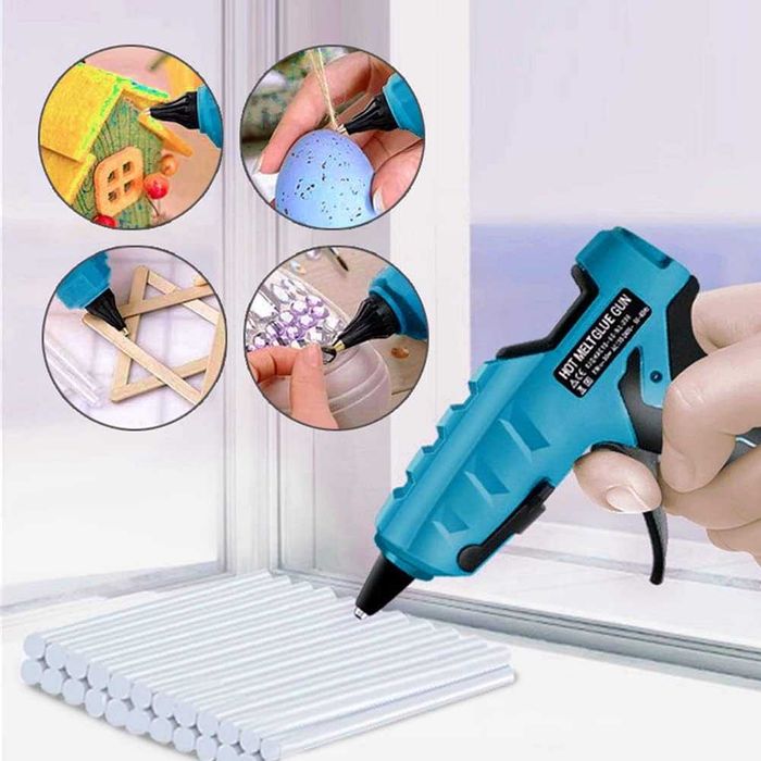 Akumulatorowy Pistolet do kleju na gorąco NL227C z 30 wkładami kleju