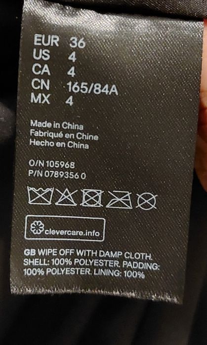 Bezrękawnik długi H&M Studio 36