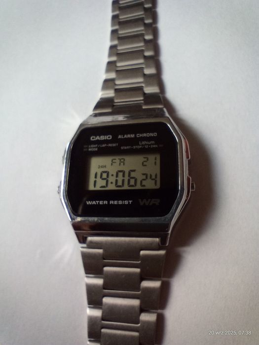 Kolekcjonerski zegarek Casio A158WE vintage