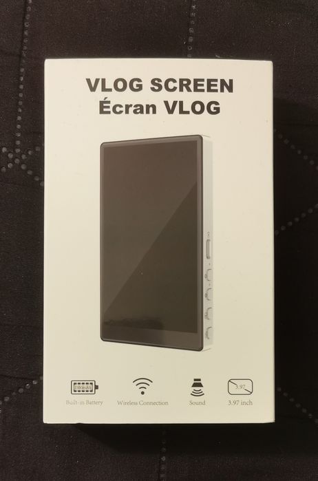 Przenośny , bezprzewodowy ekran selfie, vlog 4", Android, IOS, magnet