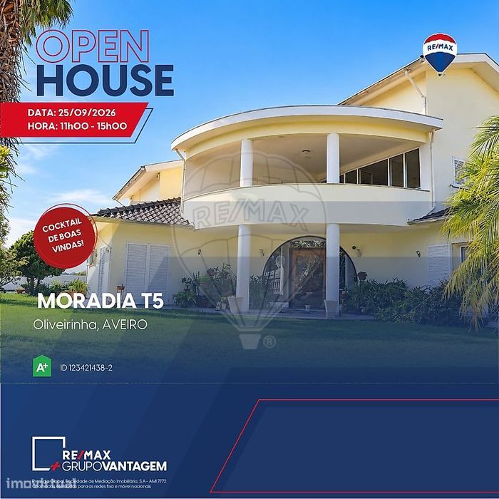 Moradia T5 para venda