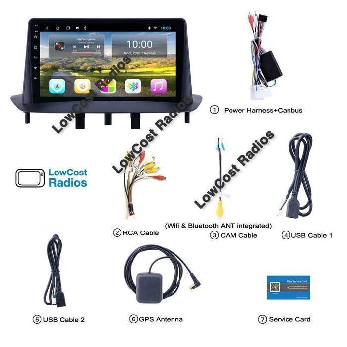 PROMO: Auto Rádio 9' RENAULT MEGANE 3 | GPS ANDROID BT USB APPS WIFI | CARPLAY • ANDROID AUTO