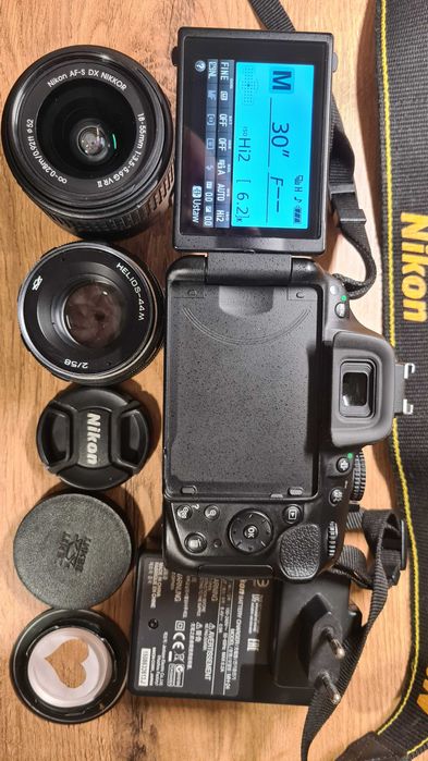 Nikon D5200 + 2 obiektywy | niski przebieg 10 500 | zestaw