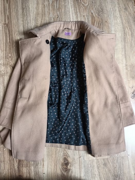 Płaszczyk zimowy dla dziewczynki rozmiar 116