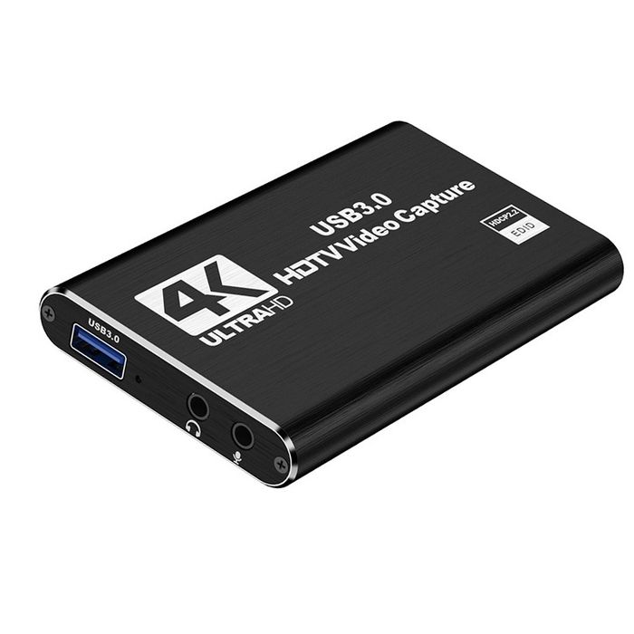 Карта відеозахоплення USB 3.0 до HDTV, яка підтримує вхідну роздільну здатність до 4K
