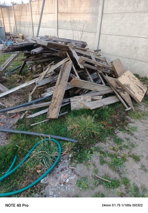 Oddam drewno za darmo