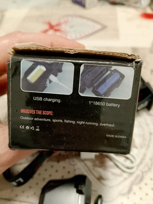 Lanternas de cabeça novas