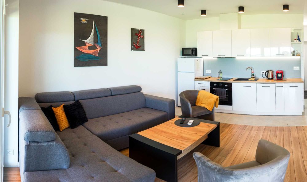 Domek na mazurach apartamenty Wilk Zając 6-12 osób jezio 200m.