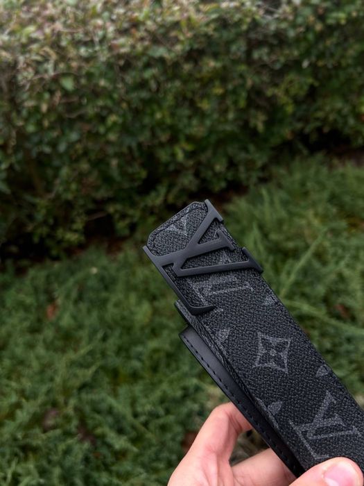 Ремінь Louis Vuitton пасок ремень LV черный мужской Луи Витон Лв ремен