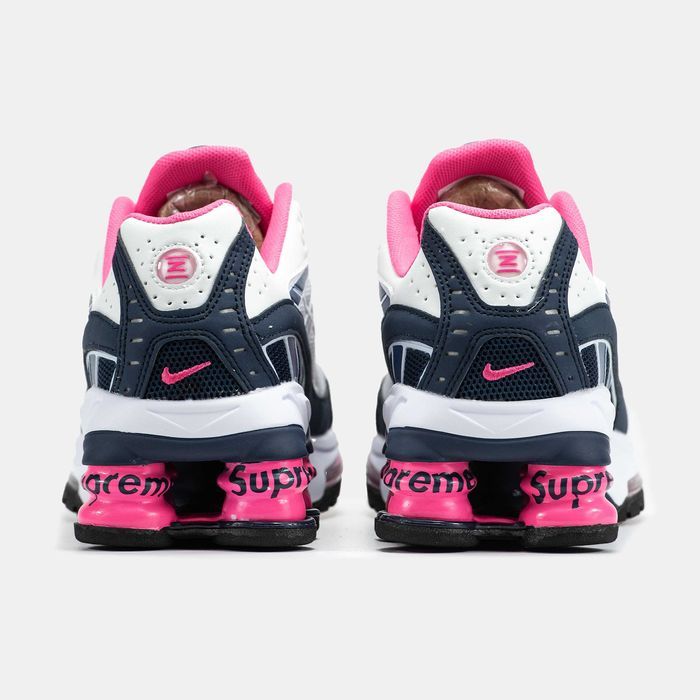 Женские кроссовки Nike Shox Ride 2 SP x Supreme White&Pink. 36-40