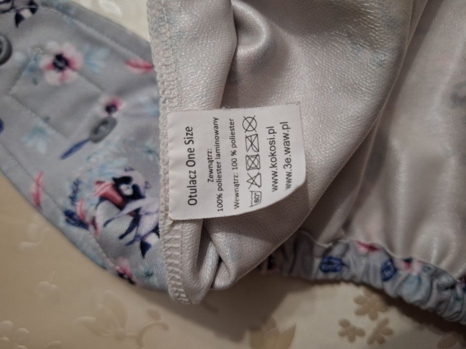 Otulacz OS, PUL, dwie pieluszki wielorazowe