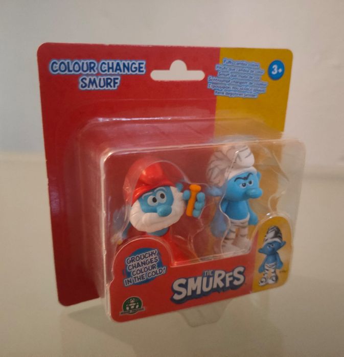 Smerfy dwie figurki