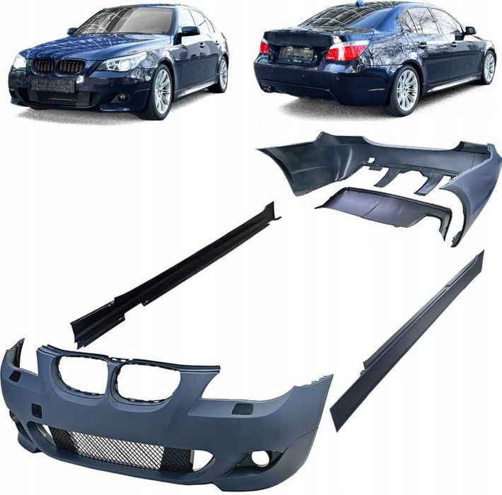 Body Kit Zderzak Przód Tył Progi M Pakiet BMW E60 03-10 SEDAN ZDERZAKI