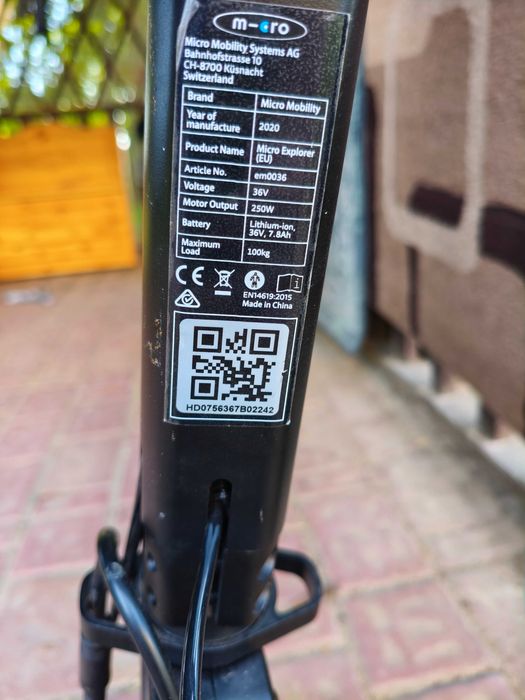 Hulajnoga elektryczna Micro