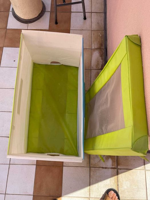 Caixa grande para guardar coelhos, gatos e outros pequenos animais