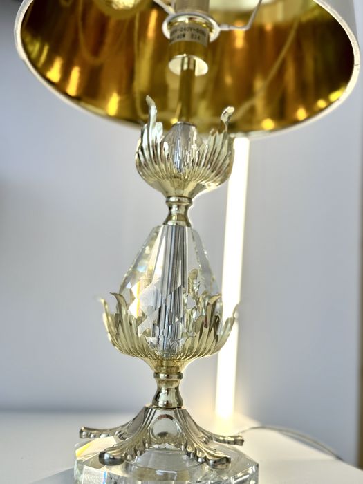 Lampa klosz glamour krusztal