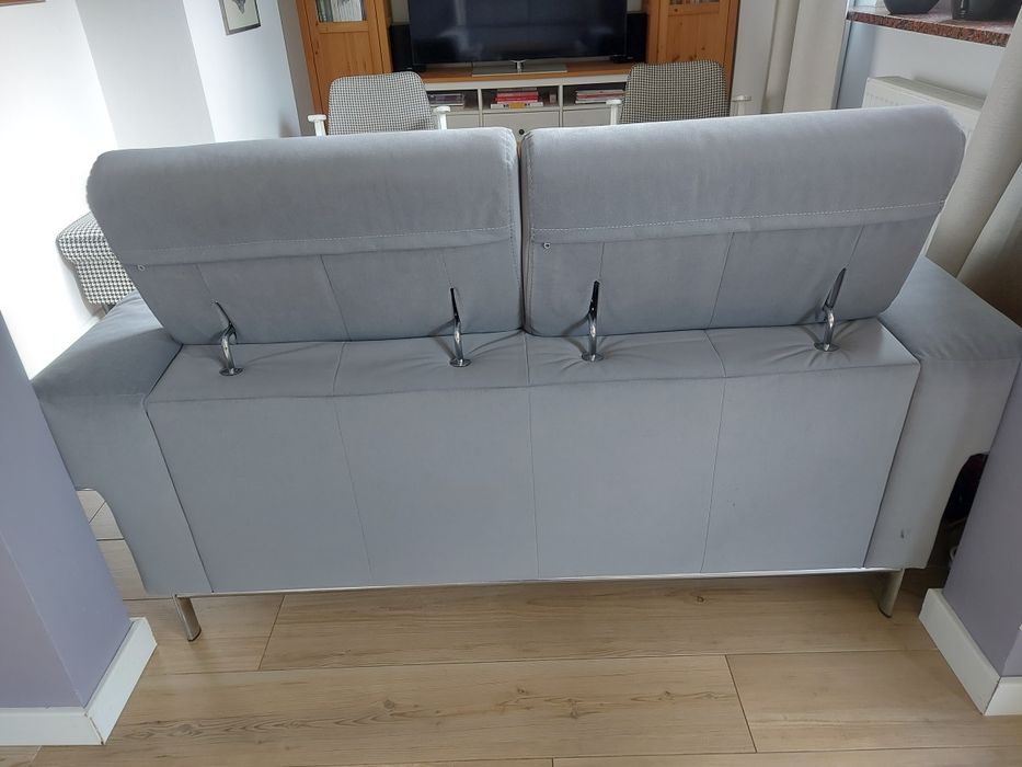 Sofa 2 osobowa kanapa mała regulowane zagłówki
