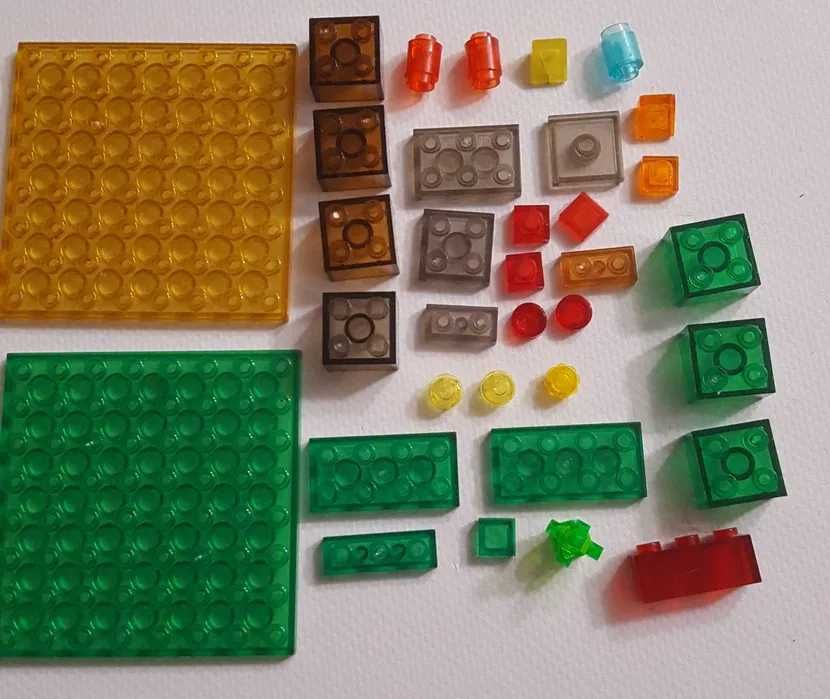 klocki lego neonowe dodatek do zabawy