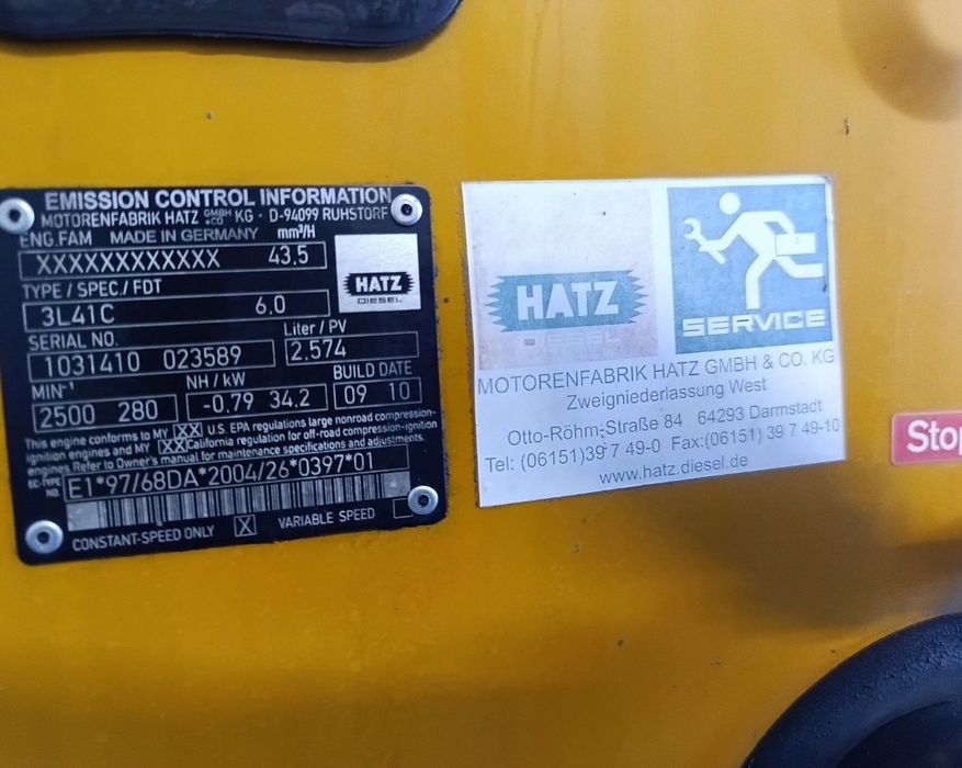 Ssawa do liści diesel Hetz 3 cylindry 300 mm