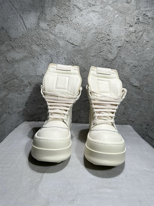 Rick Owens Geobasket Double Bumper/Megabumper White/Преміум якість!