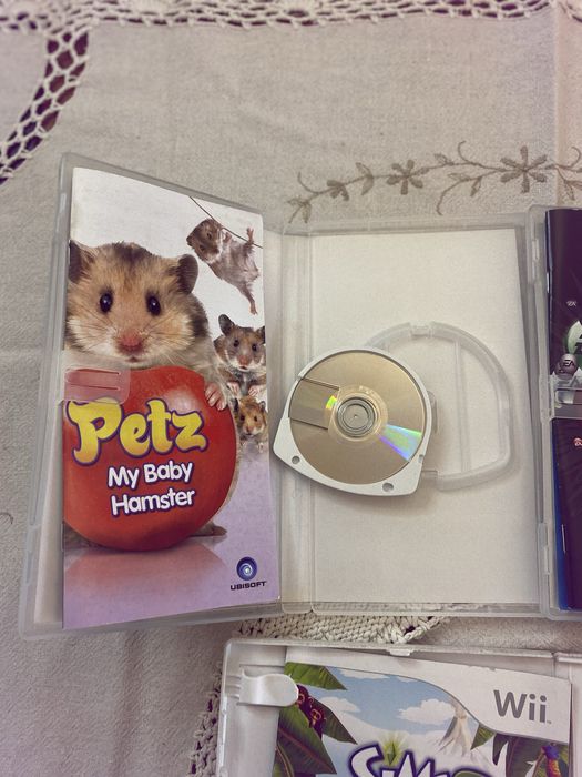 3 Jogos sims psp/wii e petz
