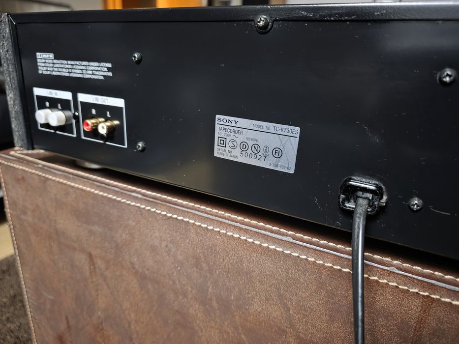 Deck Cassetes  Sony TC-K730ES c/ comando