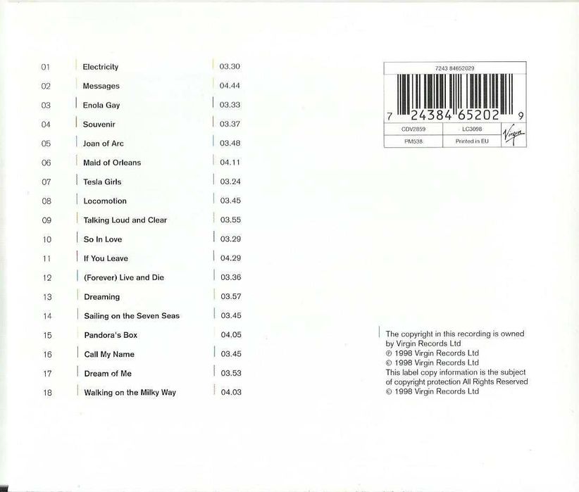 Orchestral Manoeuvres In The Dark - The OMD Singles