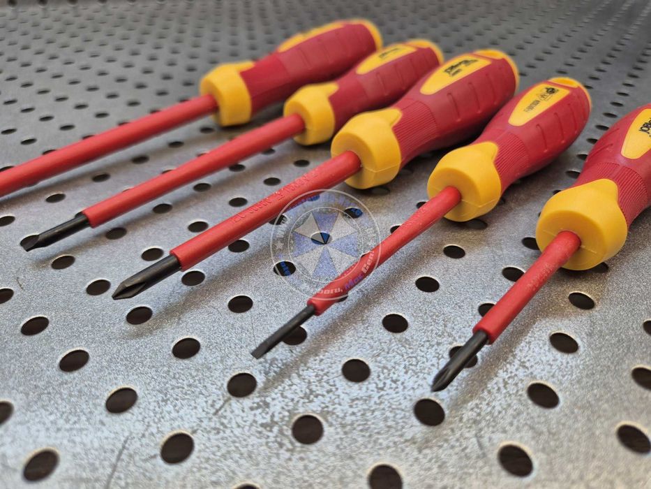 Wkrętaki izolowane 5-el. VDE 1000V śrubokręty izolowane dla elektryka