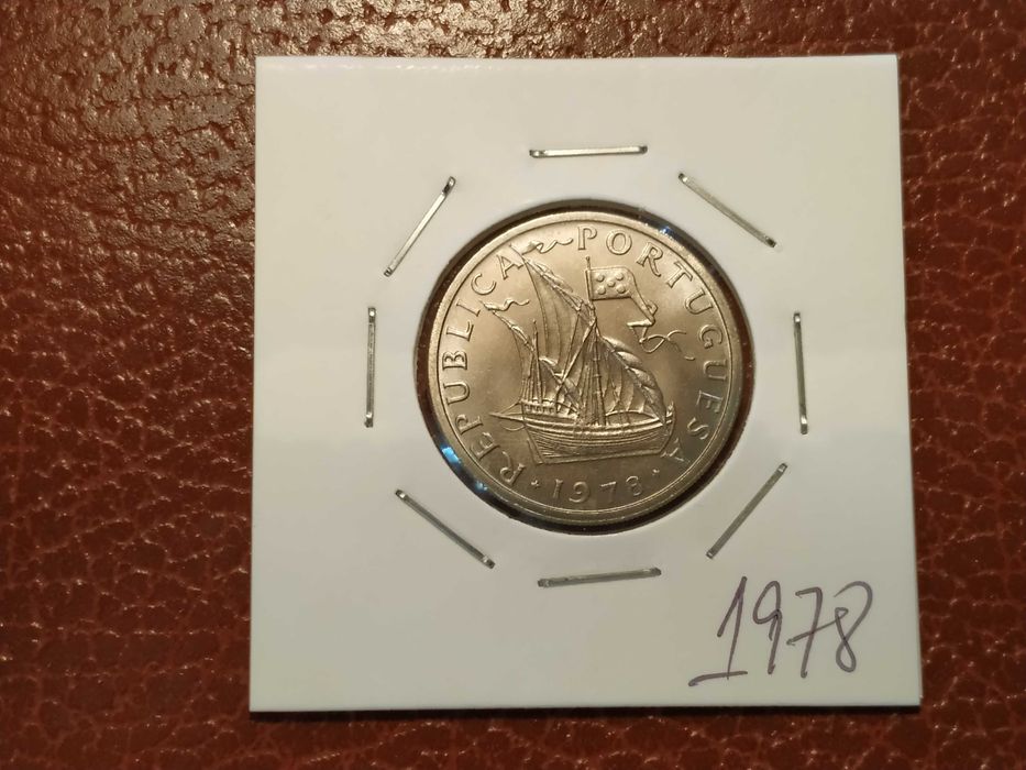 A115 moeda de 5 escudos de 1978 (barcos) - Portugal