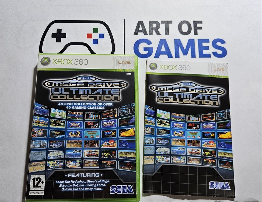 Sega Mega Drive Ultimate Collection Xbox 360 Kolekcja Komplet 3xA