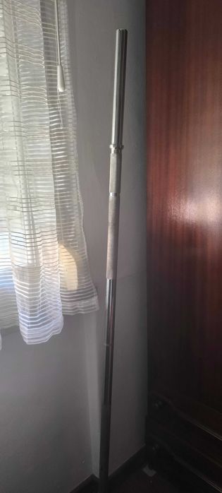 Barra musculação 155cm 28mm decathlon
