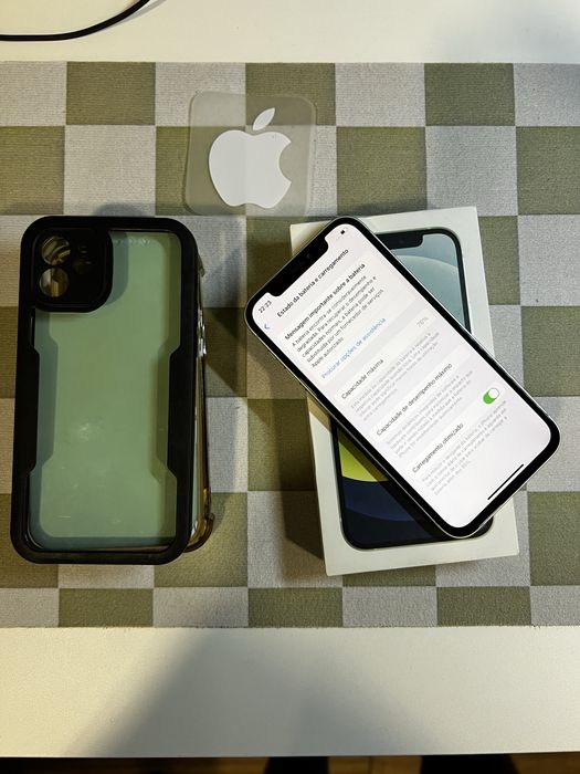 iPhone 12 Verde  - Impecável + Capa (Original)