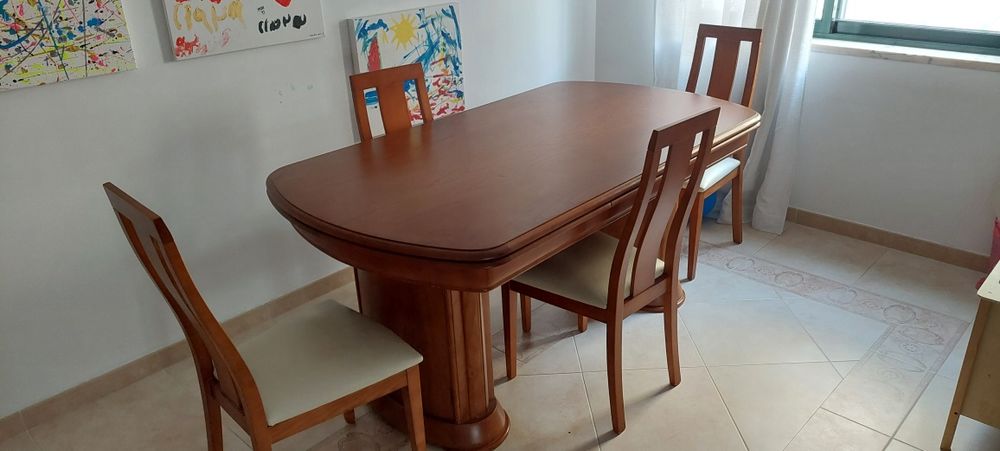 Mesa jantar + 6 Cadeiras