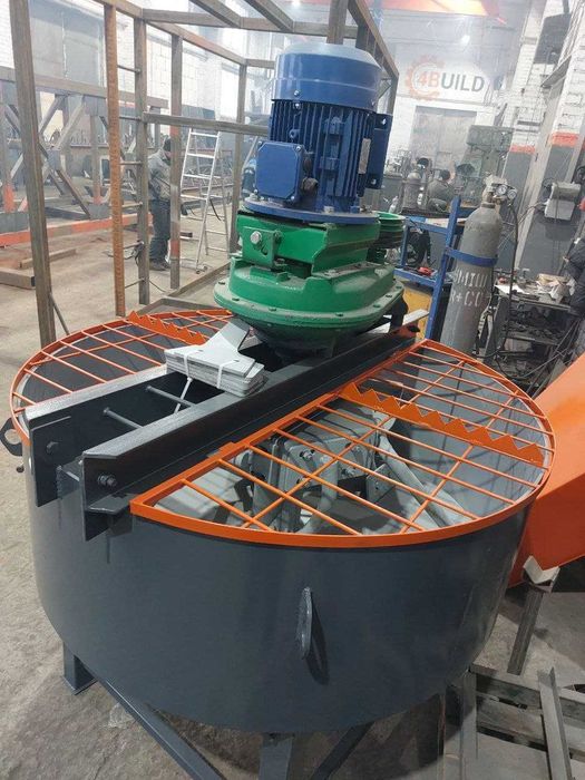 Бетономешалка, Принудительный бетоносмеситель, Растворосмеситель