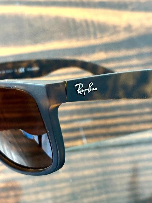 Rayban justin polarizados originais castanhos
