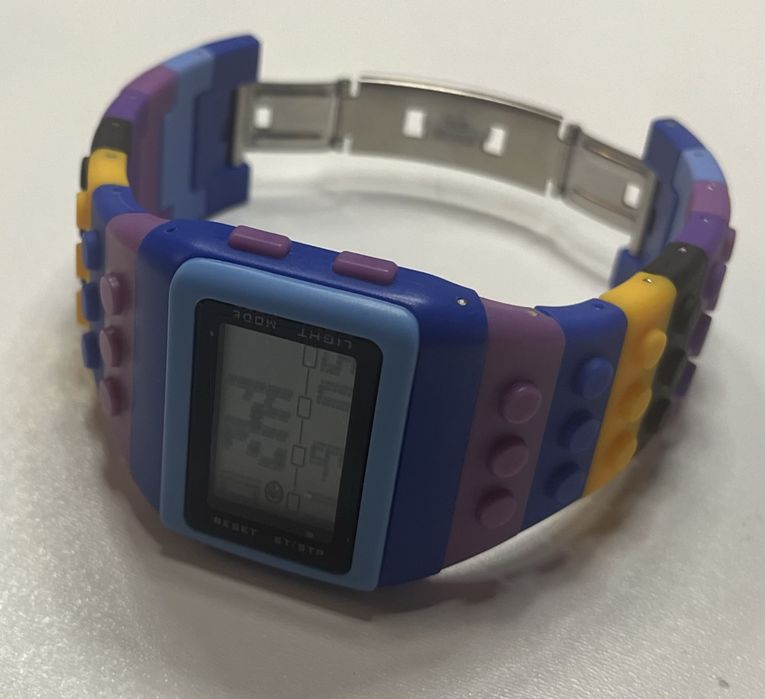 Zegarek dziecięcy Setty Klocki kolorowy cyfrowy LCD