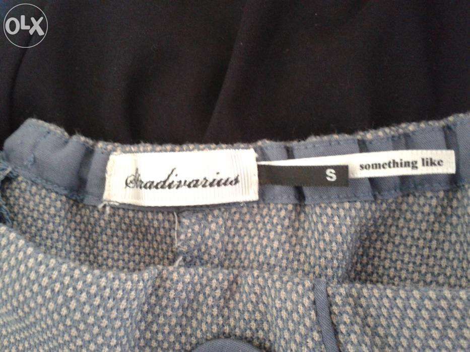 niebieska krótka sukienka  bez ramiączek Stradivarius R.S