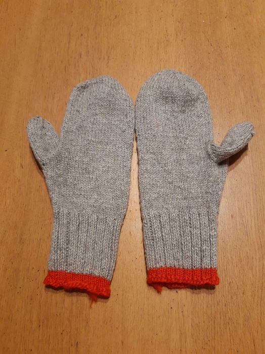 Rękawiczki wełniane męskie vintage