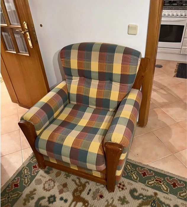 Conjunto de sofas coloridos